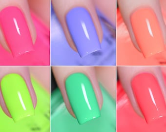 Poolside Collection - Striking Neon Nail Polish Collection