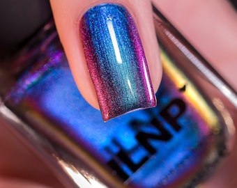 Birefringence -  Blue, Purple, Red, Green, Yellow, Orange Ultra Chrome Color Shifting Nail Polish