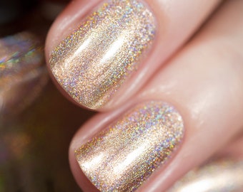 Countdown - Champagne Gold Holographic Nail Polish