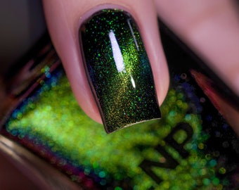 Venom - Dark Moss Green Magnetic Nail Polish