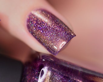 Off The Grid - Byzantium Purple Holographic Nail Polish