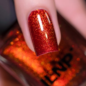 Penny - Red Copper Shimmer Nail Polish