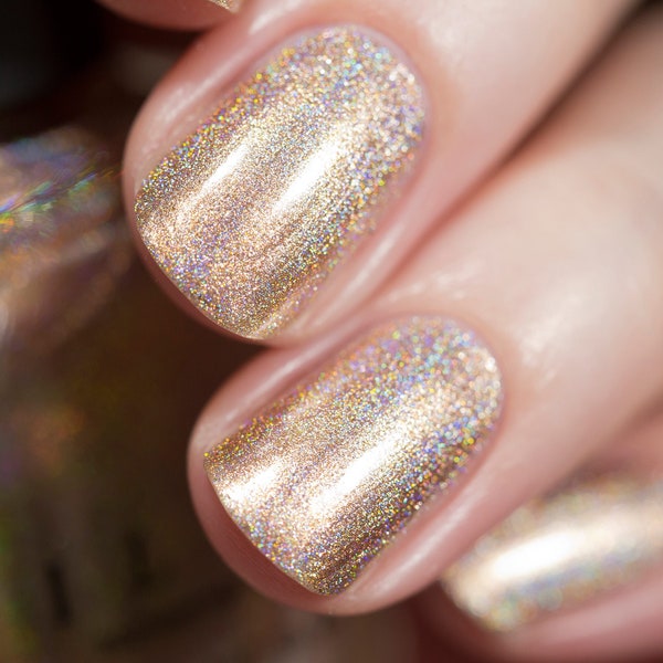 Countdown - Champagner Gold Holographic Nagellack