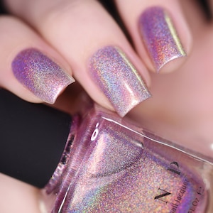 Morgenstrahlen - Mauve Pink Holographic Schimmer Nagellack