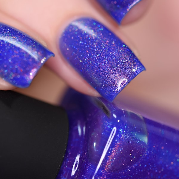 Deep End - Cobalt Shimmer Holographic Nail Polish