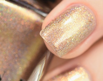 Iconic - Champagne Gold Holographic Nail Polish