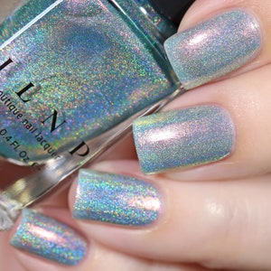 Summer Lovin’ - Pastel Teal Holographic Shimmer Nail Polish