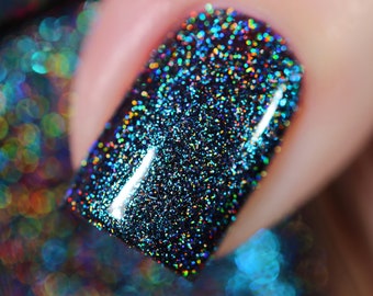 Level Up - Teal to Purple Color Kissed Ultra Holographic After Dark Nail Polish