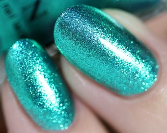 Funhouse - Carribean Green Ultra Metallic Bright Nail Polish