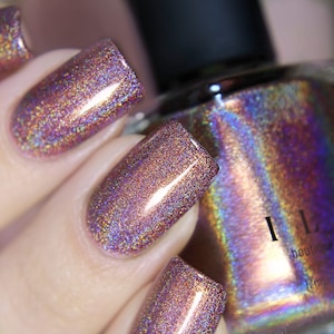 Dinner Party - Alluring Marsala Ultra Holographic Nail Polish