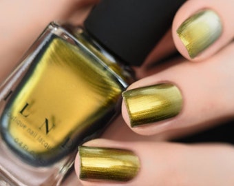 Bishop - Gold, Olive Green, Greyish Blue Ultra Chrome Nail Polish