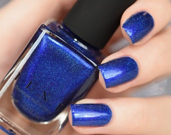 Summer Stargazing - Royal Blue Holographic Nail Polish