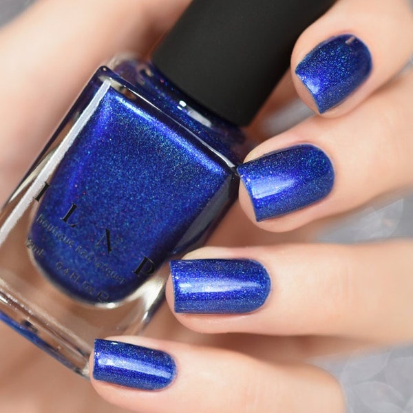 Summer Stargazing - Royal Blue Holographic Nail Polish