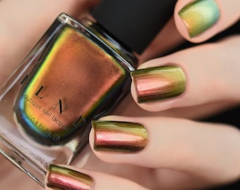 Nostalgia - Copper, Gold, Red, Bronze, Green Ultra Chrome Color Shifting Nail Polish