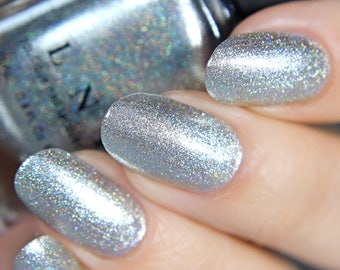 Avalanche - Pure Silver Holographic Nail Polish