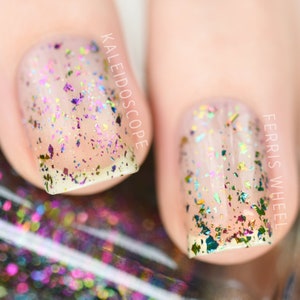 Kaleidoskop - Lila, Magenta, Grün, Gold, Türkis Ultra Chrom Farbverschiebungen Flakie Nagellack