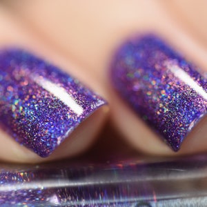 Walking Home - Juicy Grape Purple Holographic Nail Polish