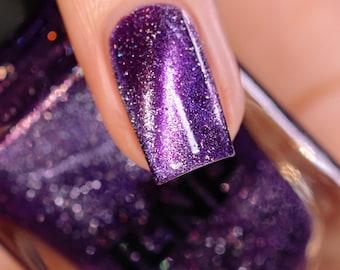 Grape Soda - Saturated Grape Purple Magnetic Nail Polish