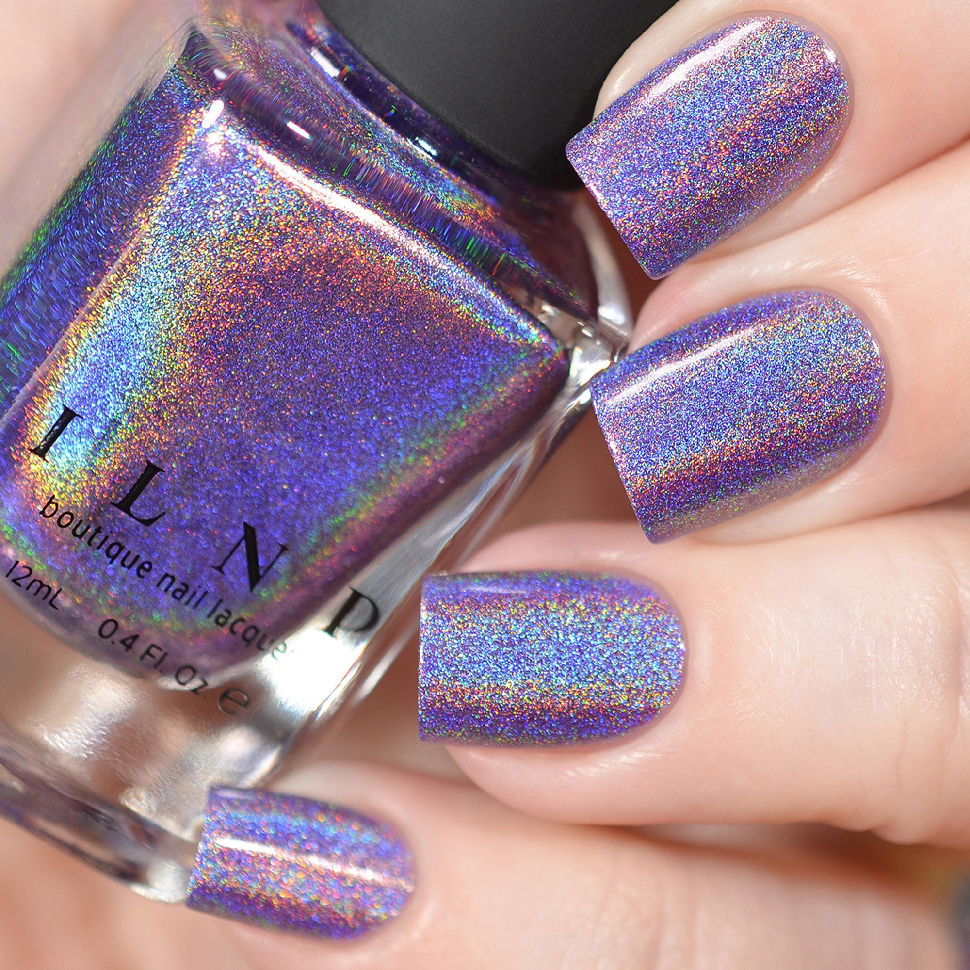 Sidekick Ultra Violet Ultra Holographic Nail Polish Etsy