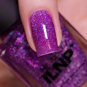 Unforgettable - Vivid Grape Holographic Jelly Nail Polish