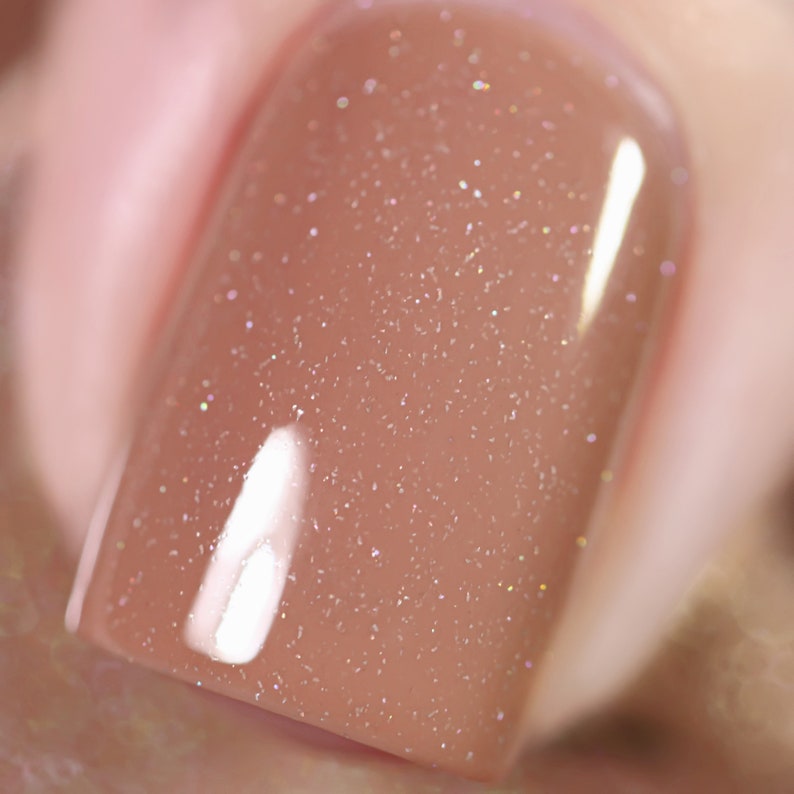 Portfolio Soft Camel Holographic Nail Polish image 9