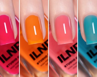 Watercolor - Vibrant Jelly Studio Color Nail Polish Collection