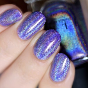 Sidekick Ultra Violet Ultra Holographic Nail Polish image 9