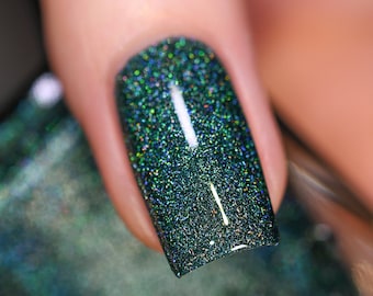 Park Ave - Deep Jade Green Ultra Holo™ Nail Polish