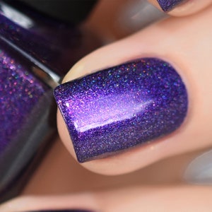 Purple Plasma - Electric Purple Holographic Nail Polish