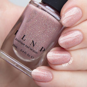 Sandy Baby Peach Beige Holographic Sheer Jelly Nail Polish image 6