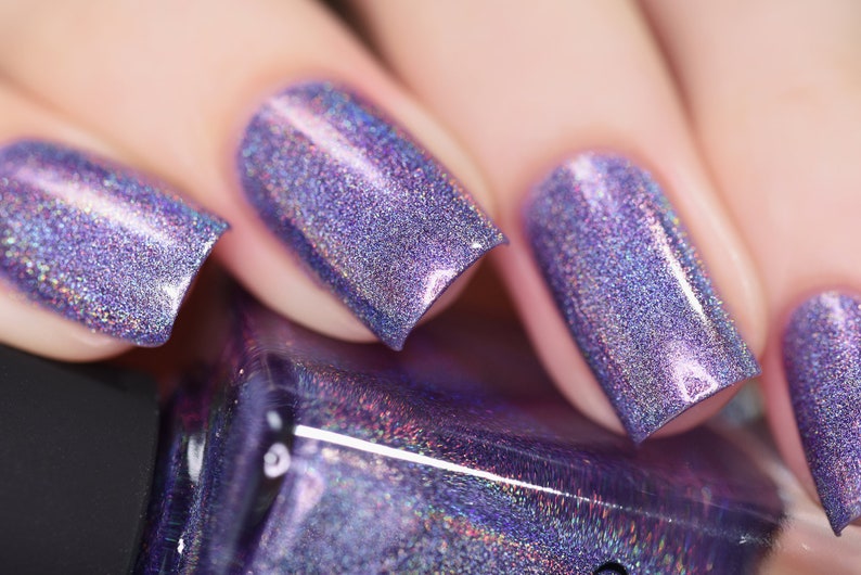 Sidekick Ultra Violet Ultra Holographic Nail Polish image 5