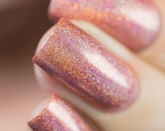 Grace - Golden Peach Ultra Holographic Nail Polish