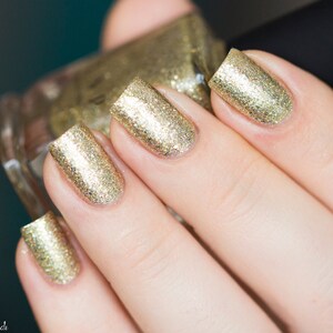 Empire Gold Holographic Nail Polish image 5