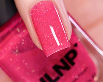 Gummy Bear - Vibrant Pink Holographic Jelly Nail Polish