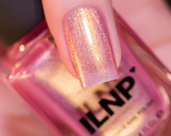 Yes Please - Soft Pink Holographic Shimmer Nail Polish