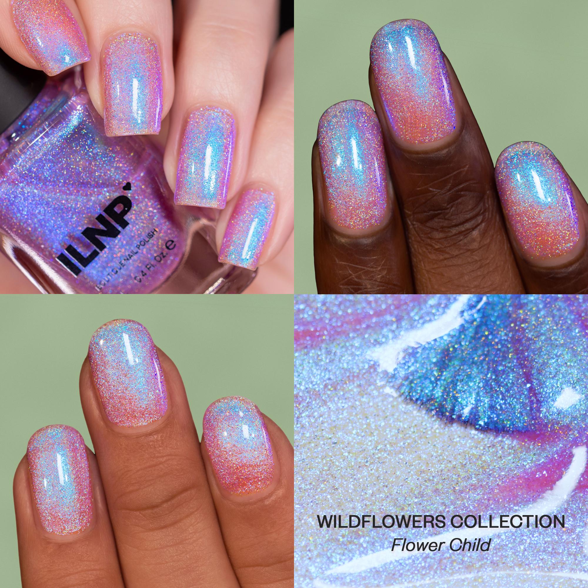 Flower Child - Soft Pink Shimmer Nail Polish - Etsy