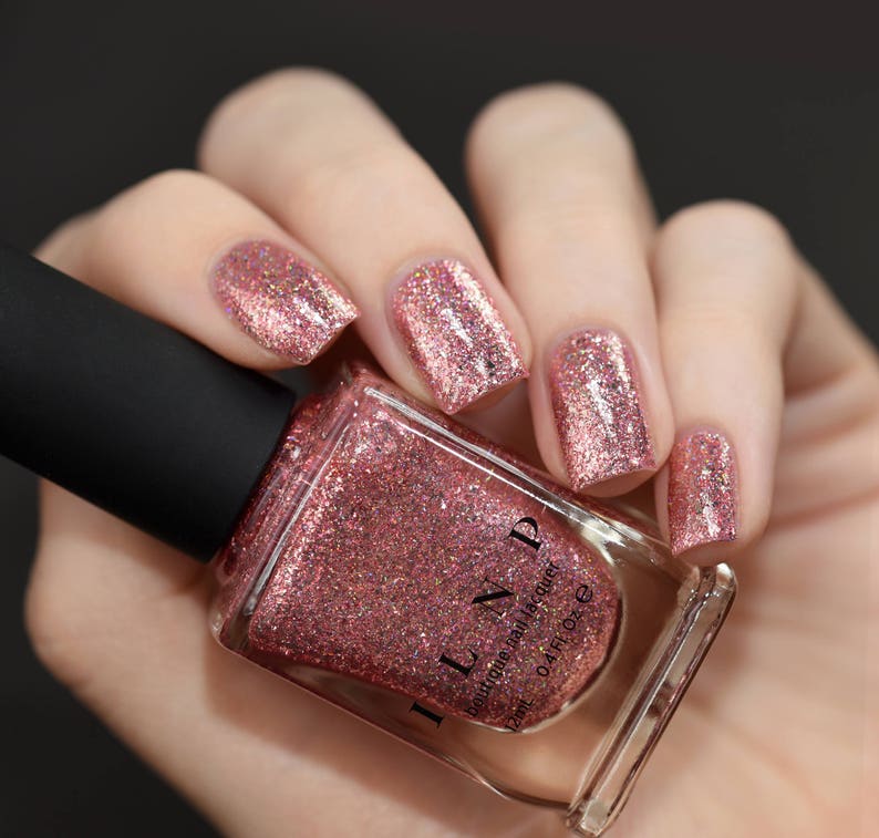 Daydreamer Flamingo Pink Holographic Ultra Metallic Nail Polish image 3