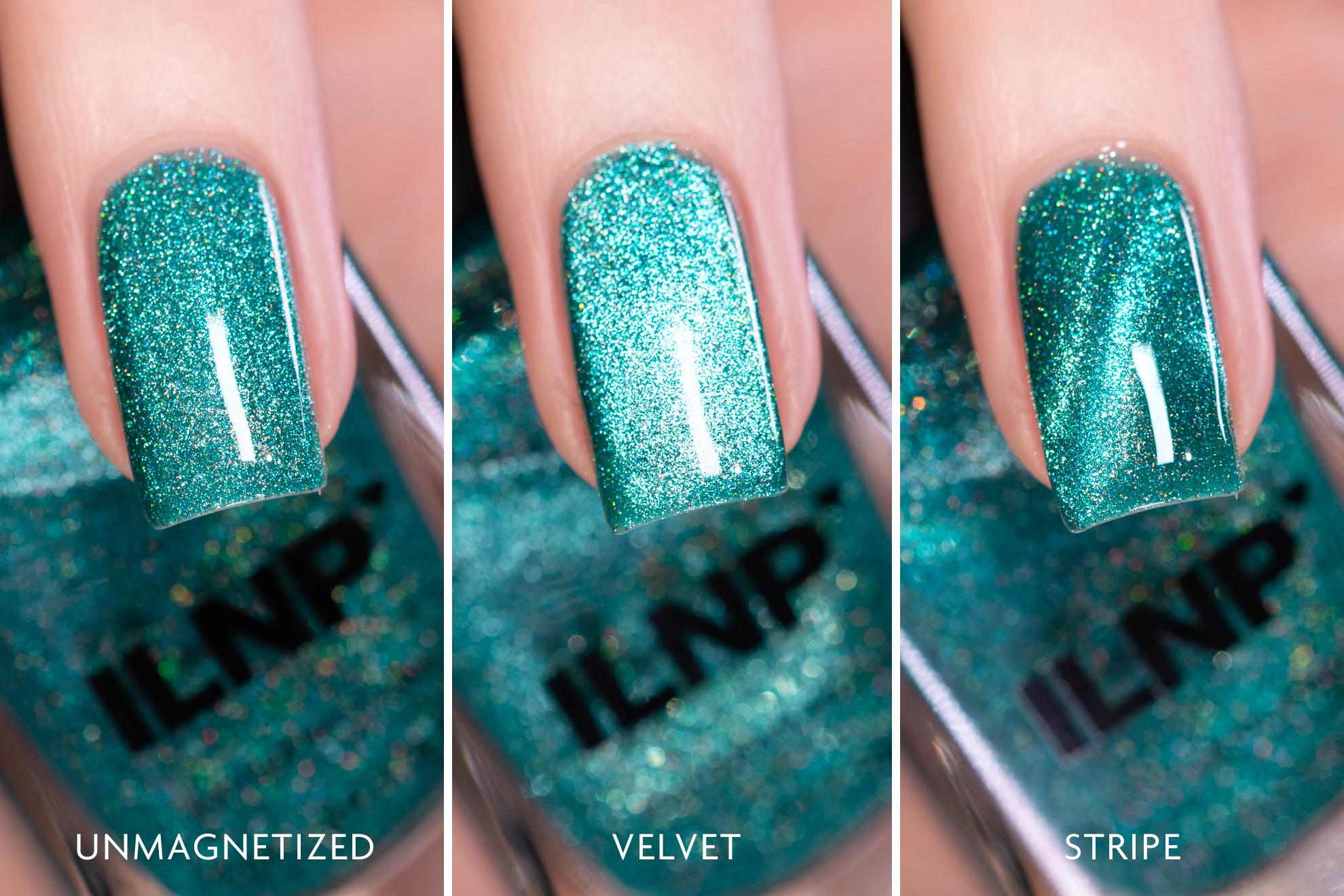 Rock Candy - Vibrant Teal Holographic Magnetic Nail Polish - Etsy
