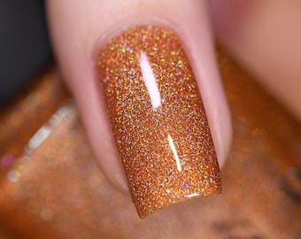 Uptown - Lively Burnt Orange Ultra Holo™ Nail Polish