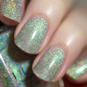 Spring Bouquet - Green to Pink to Purple Color Kissed Ultra Holo Nail Polish