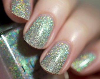 Frühlingsstrauß - Grün bis Rosa bis Lila Farbe Geküsst Ultra Holo Nagellack