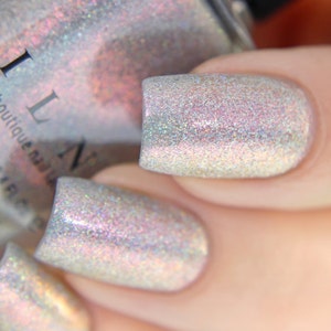 Rosewater Red to Gold Color Kissed Ultra Holo Nail Polish image 4