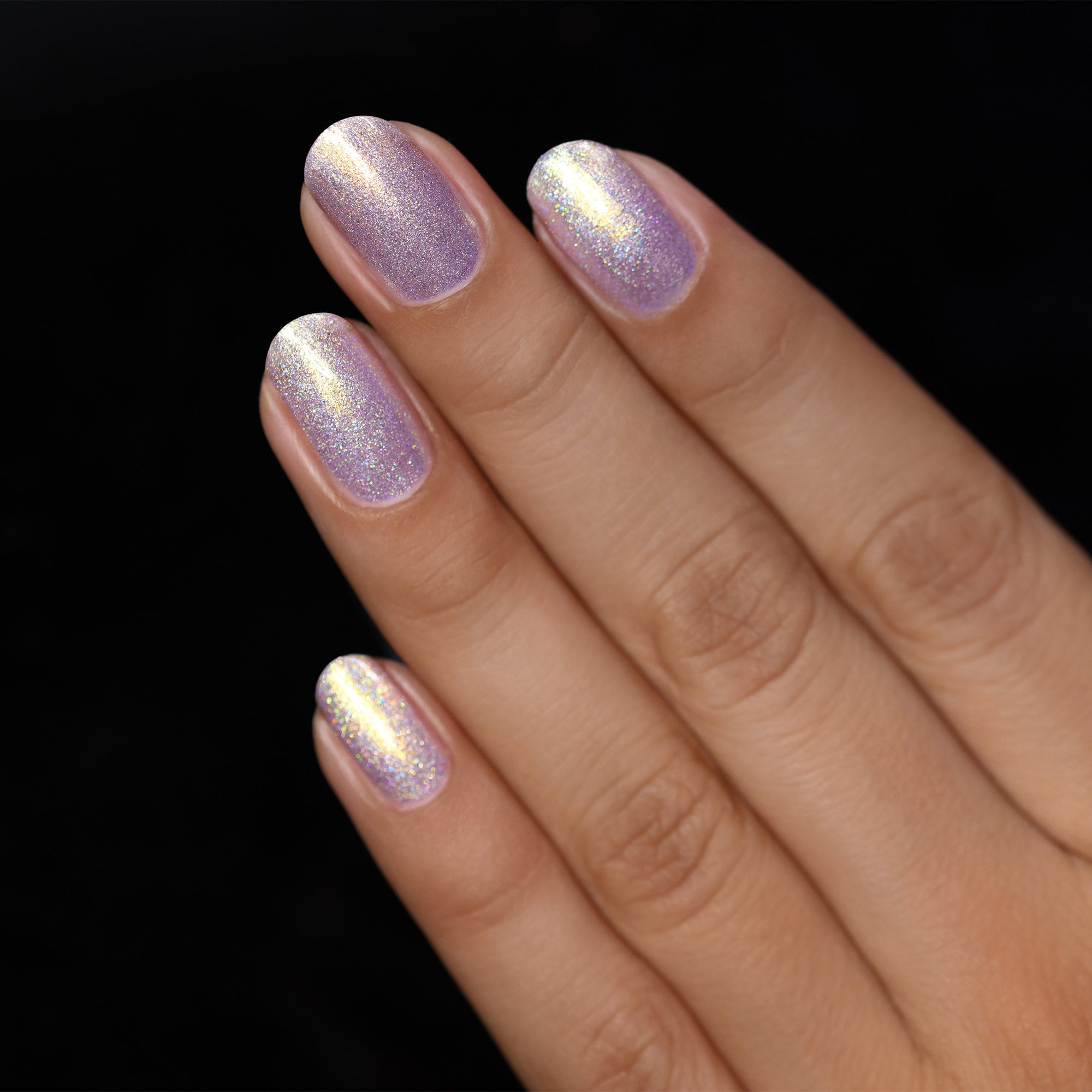 In the Clouds Pale Lilac Shimmer Holographic Nail Polish - Etsy