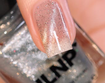 Bubbly - zilveren magnetische topper nagellak