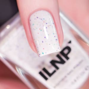 Sugar High - Creamy White Multi-Colored Speckled Nail Polish