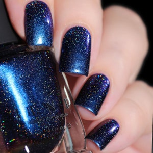 Unfazed - Blue, Purple Duochrome Holographic Nail Polish