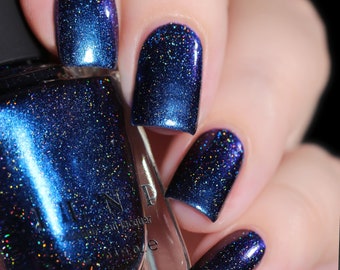 Unfazed - Blue, Purple Duochrome Holographic Nail Polish