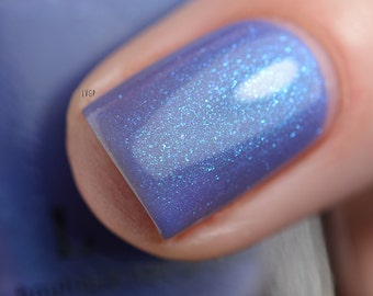 Wallflower -Periwinkle-Purple Shimmer Nail Polish