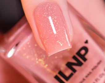 Whisper - Warm Pink Shimmer Jelly Nail Polish