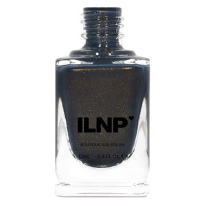 The Boulevard Slate Grey Shimmer Nail Polish image 2